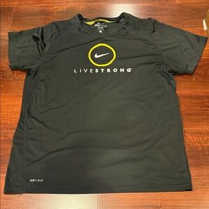 Nike Men's Black LIVESTRONG Tee